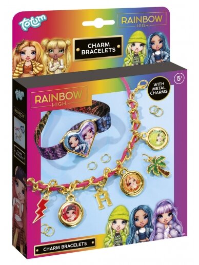 TOTUM RAINBOW HIGH kūrybinis rinkinys Charm Bracelets, 620414