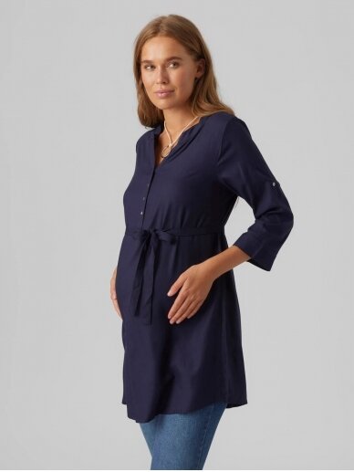 Maternity and nursing tunic, MLMERCY, Mama;licious (dark blue) 2