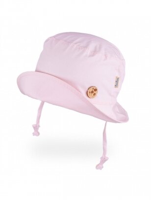 Vaikiška kepurė Panama, UV+30, TuTu (šviesiai rožinė)