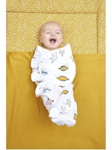 Baby Swaddle, 4-6 months by Meyco Baby (Sea) 1