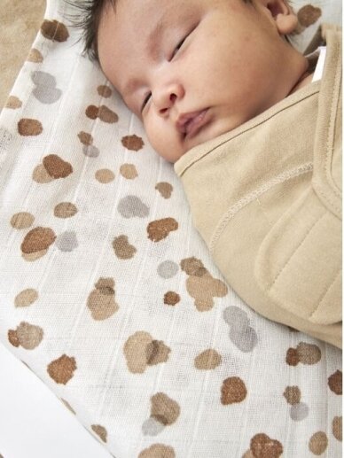 Baby Swaddle, 4-6 months by Meyco Baby (Uni Sand) 2