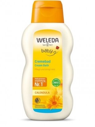 Weleda Australia Calendula Baby Cream Bath, 200 ml