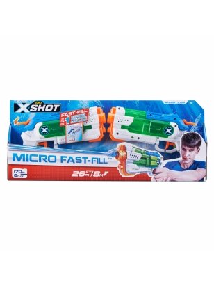 XSHOT žaislinių vandens šautuvų rinkinys Micro Fast-Fill, 56244