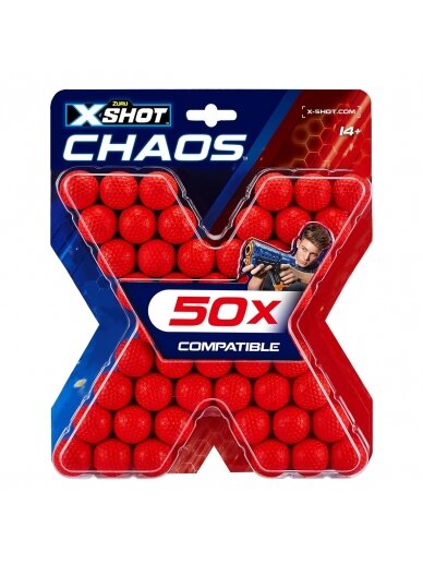 XSHOT šoviniai Blaster Chaos, 50vnt., 36327