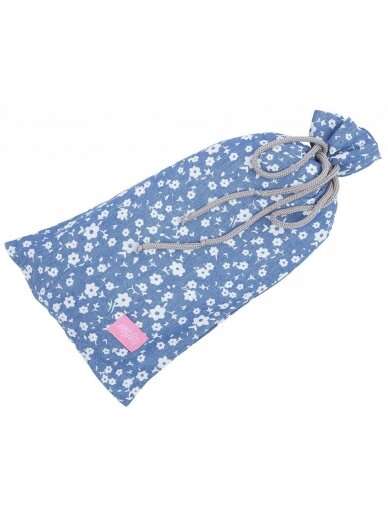 Breastfeeding cover by Mija (dark blue/flowers) 1